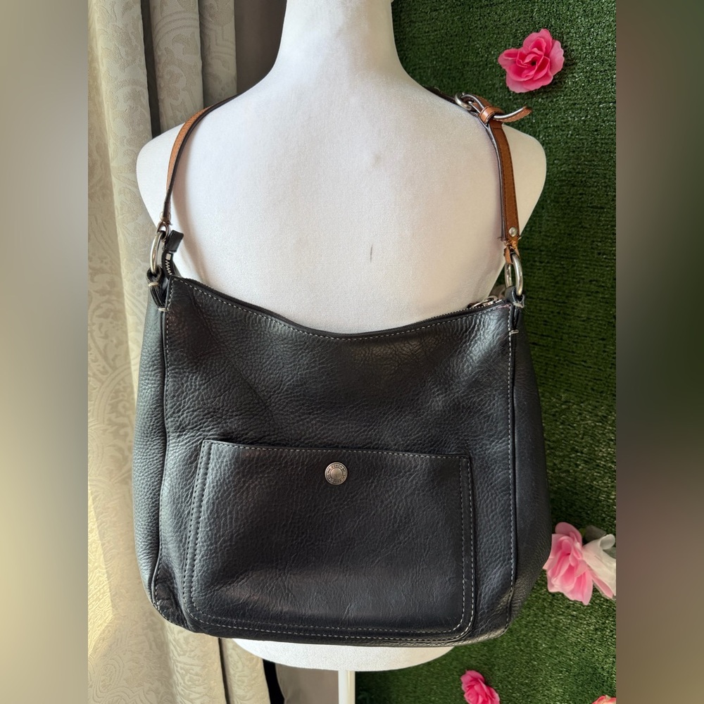 Coach F10891 Chelsea Women's Black Leather Shoulder Bag Handbag